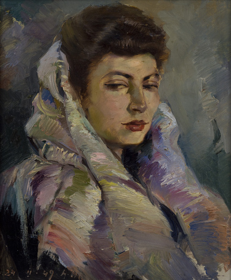 Կնոջ՝ Օլիմպիա Սարգսյանի դիմանկարը