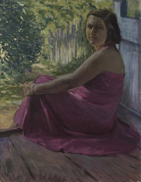 Նստած կնոջ ֆիգուր