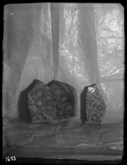 Կավանոթների բեկորներ գտնված Դվինի պեղումների ժամանակ 