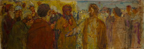 «Քրիստոսը և փարիսեցիները» նկարի էսքիզ