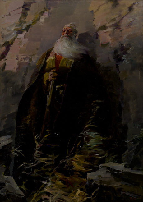 Որսկանը (Վ. Միրաքյանի «Լալվարի որսը» գրքի նկարազարդում)