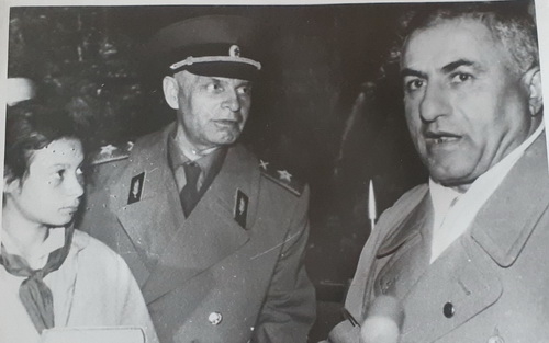 Վասիլի Կազակով և Սամվել Մաթևոսյան (աջից)