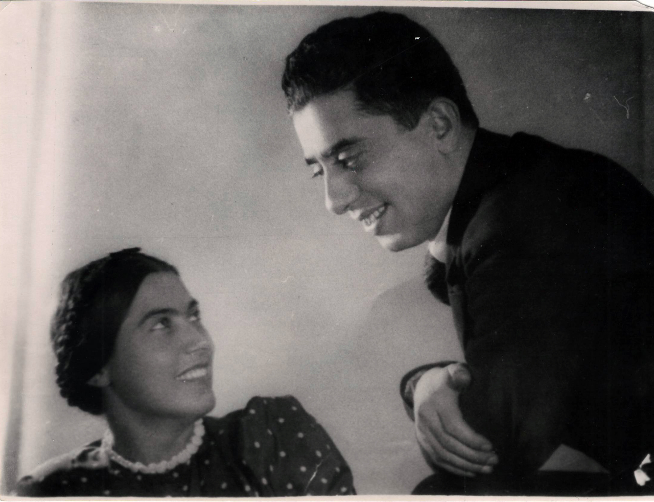 Լուսանկար. Ա. Խաչատրյանը կնոջ՝ Ն. Մակարովայի    հետ