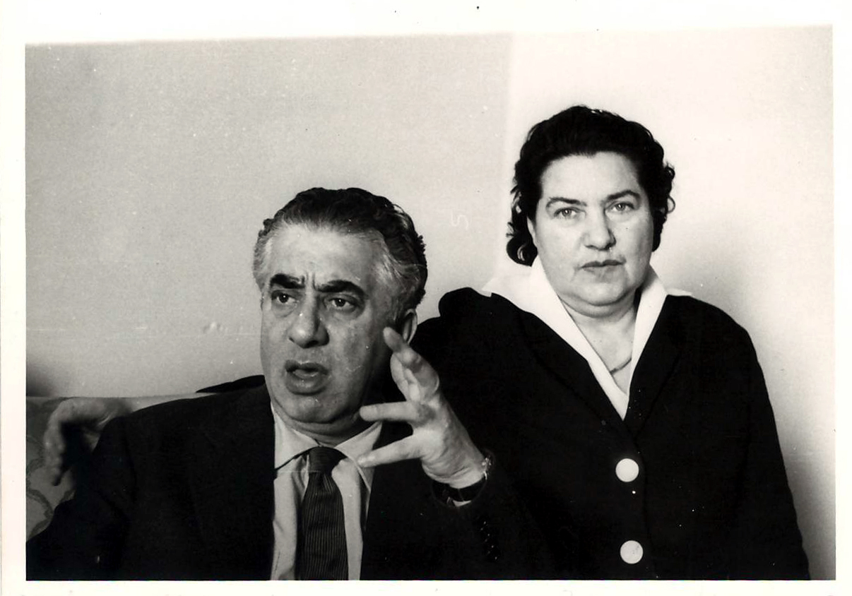 Լուսանկար. Ա. Խաչատրյանը կնոջ՝ Ն. Մակարովայի հետ   