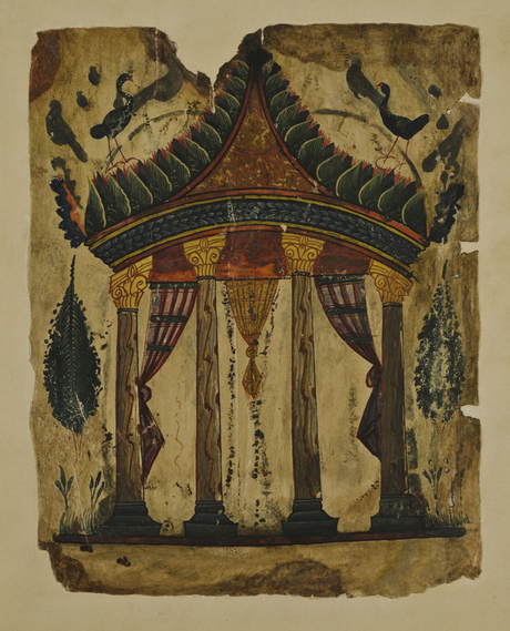 Ընդօրինակություն 10-րդ դ. չպահպանված ձեռագիր-ավետարանի «Տեմպիետտո» մանրանկարի