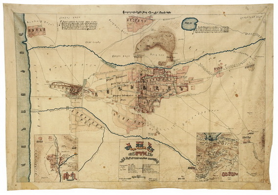 Վան քաղաքի հատակագիծ-քարտեզ