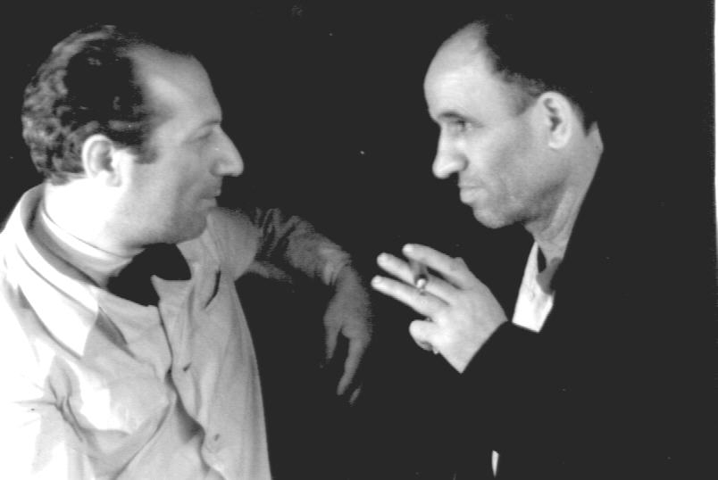Ե. Քոչարը  գինետան տիրոջ՝ Վարդան Դաշտոյանի հետ, 1940 - ականներ