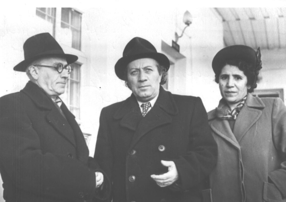 Գ.Գրիգորյանը, Ե. Քոչարը և Մ. Մկրտչյանը, 1958, Երևան