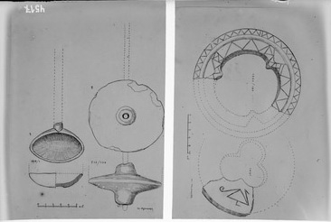 Սևապակի՝ Շենգավիթից գտնված առարկաների գծապատկերներով