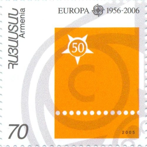 EUROPA. 1956-2006: Նարնջագույն և մոխրագույն