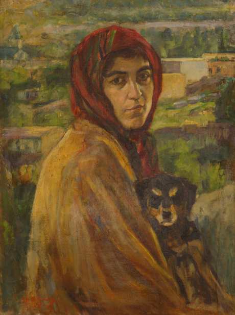 Նկարչի կնոջ՝ Վ. Հ. Աղաջանյանի դիմանկարը