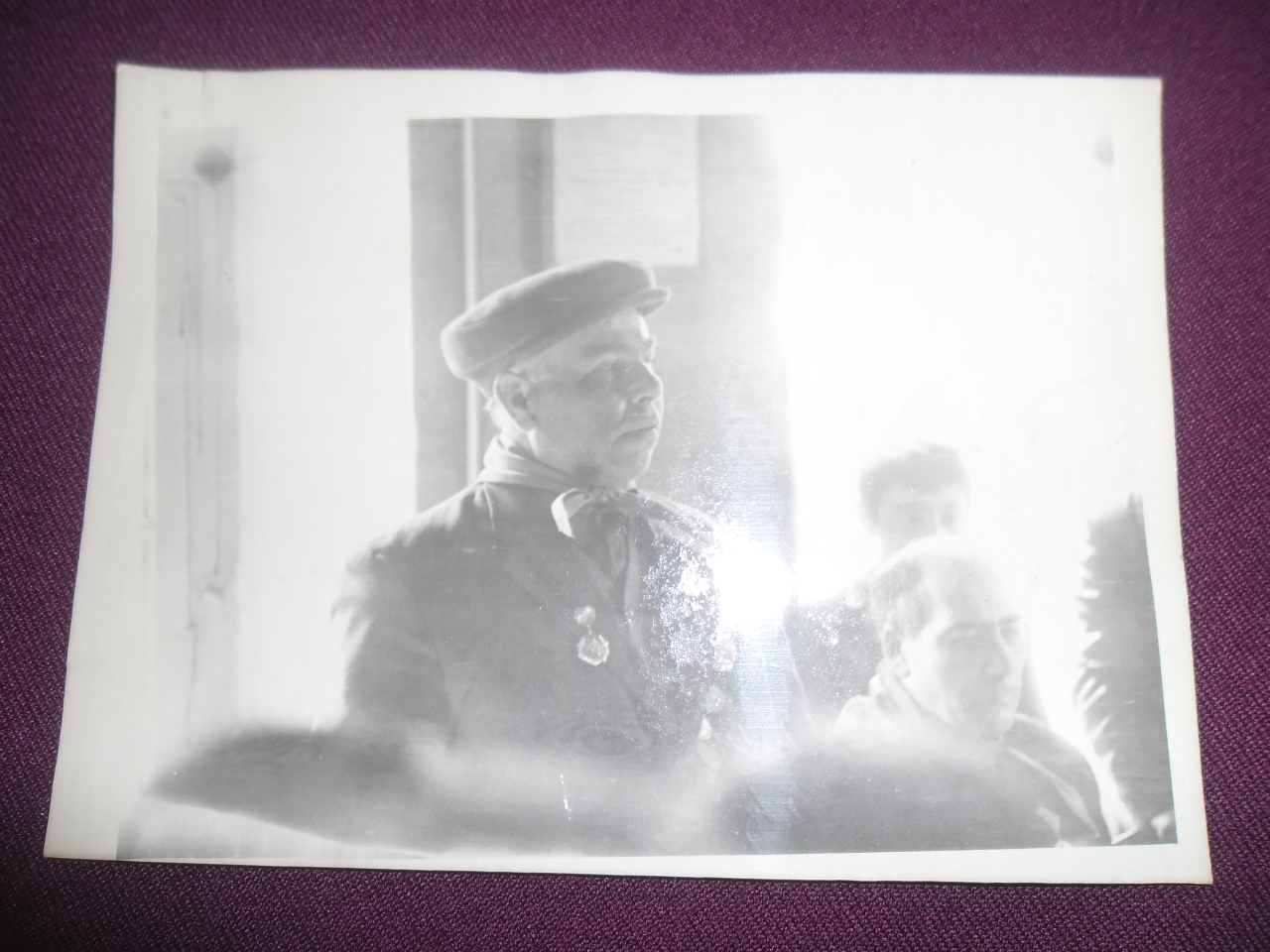 Միլիտոն Հովհաննիսյանը  (Հայրենական պատերազմի մասնակից) ելույթի պահին
