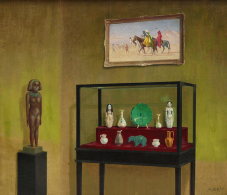 Թանգարանի ներքին տեսարան. Եգիպտական սենյակ 