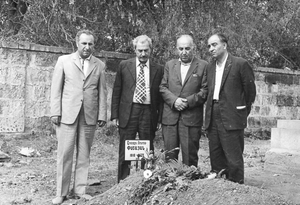 Ձախից աջ՝ Վլադիմիր Գրիգորյան, Աղասի Կլեկչյան, Ղազար Ղազարյան, Ռոբերտ Փաշայան