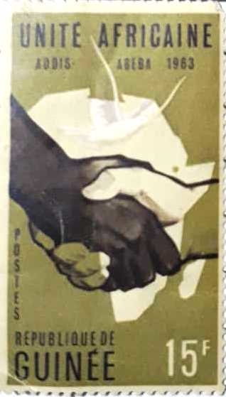 Նամականիշ   « UNITE  AFRICAINE ADDIS -ABEBA 1963 »  