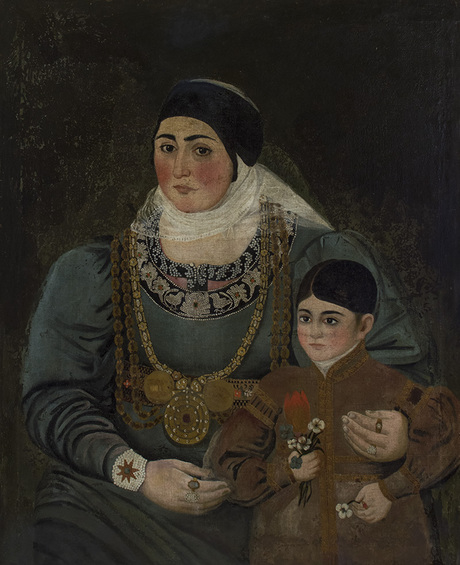 Կնոջ դիմանկար երեխայի հետ