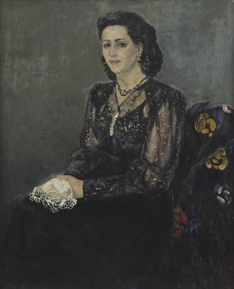 Դերասանուհի Մ. Չմշկյանի դիմանկարը