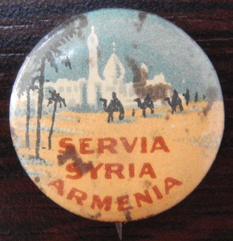 Կրծքանշան Servia. Syria. Armenia.