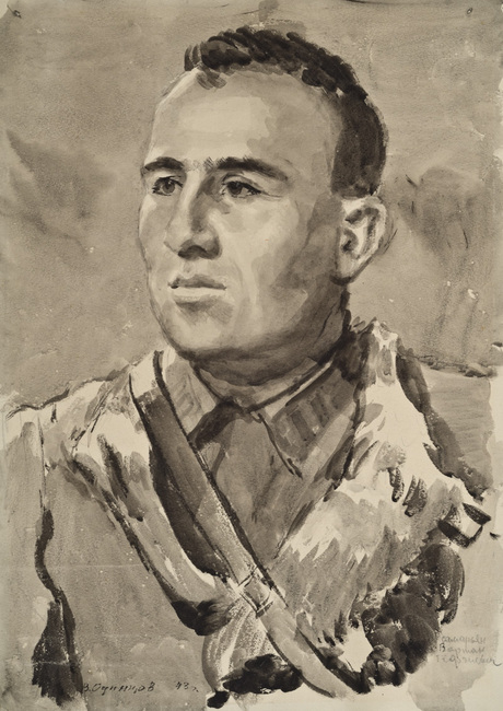 Մայոր Վ. Գ. Սամուրյանցի դիմանկարը