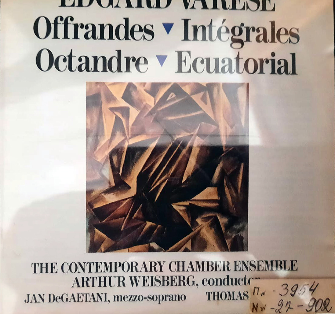 Offrandes, Integrales, Octandre, Ecuatorial 