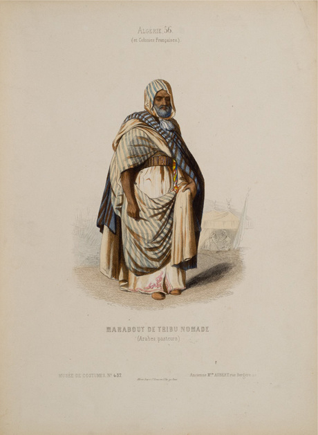 Musee de costumes. N437 թերթ (Ալժիրիա. Ֆրանսիական գաղութ)