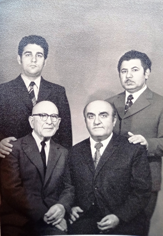  Լ.Կարախանը, Ն.Գրիգորյանը, Ռազի Շուկյուրովը և Բայրամ Մամեդովը