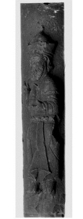 Ամաղու Նորավանք.  Բուրթել իշխանի բարձրաքանդակը Սուրբ Աստվածածին եկեղեցու ներսում