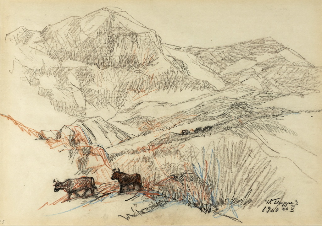 «Լեռների ստորոտին» Մ.Սարյան (1880-1972) 